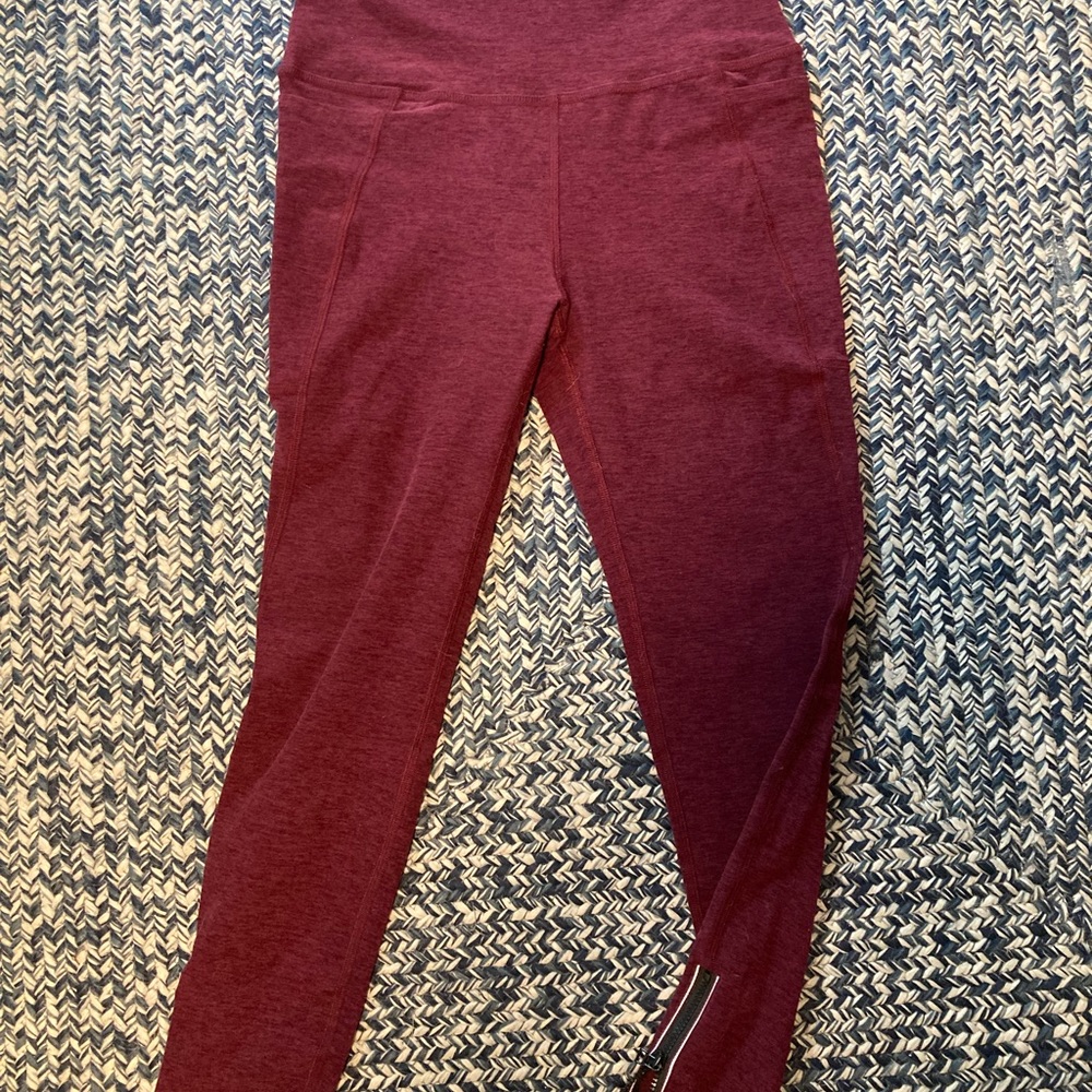 Beyond Yoga Space Dye Zip Ankle Leggings